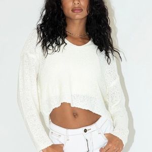 White princess Polly sweater